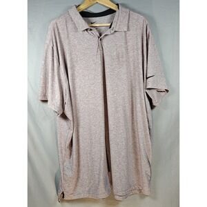 Nike Dri-FIT Tour Men's 2XL Heathered Golf Polo Shirt Plum Eclipse‎ FJ1643-291